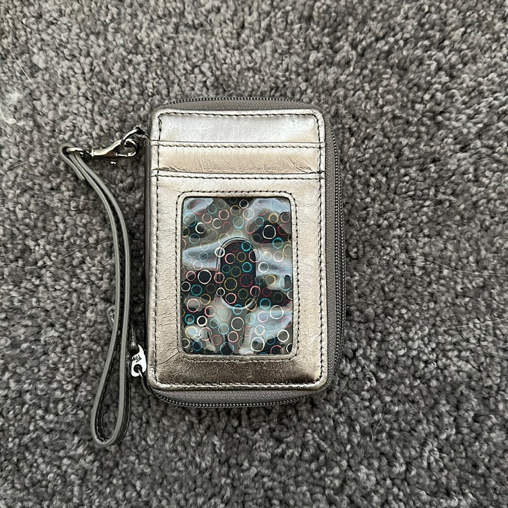 Compact, fossil, wallet, genuine, leather